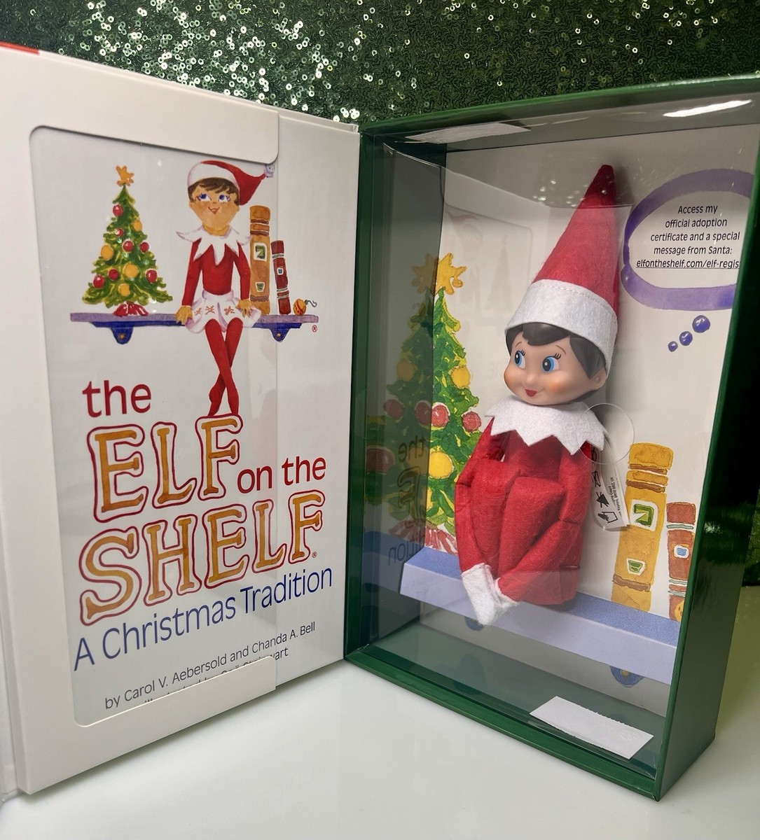 The Elf on the Shelf Girl Light Red and White for sale