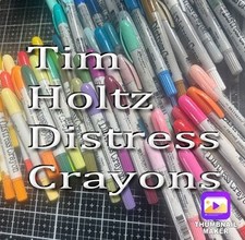 Tim Holtz Distress Crayons Variety of Individual Colors