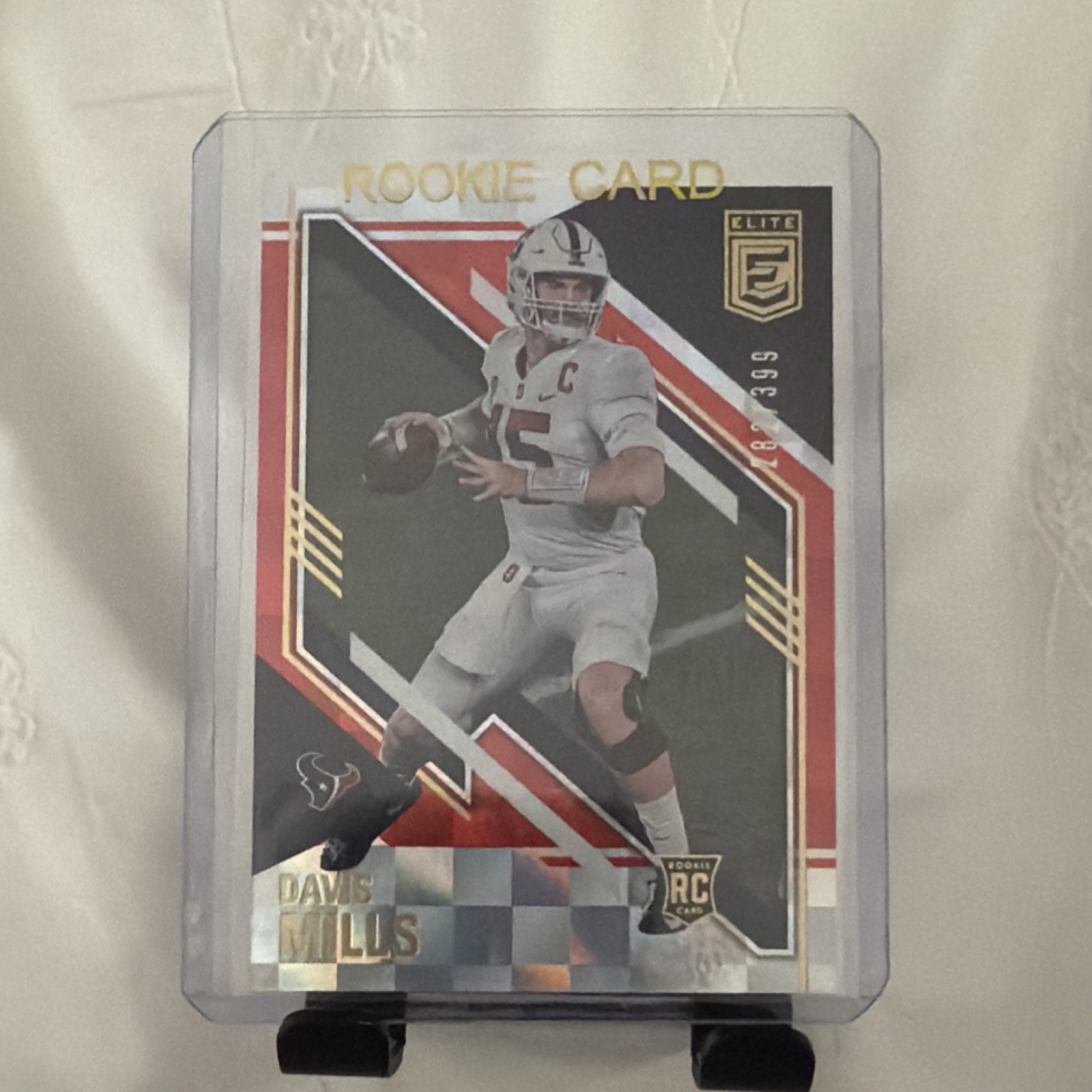 Panini Donruss Elite Red Rookie Davis Mills #168 /399 Texans Stanford 2021