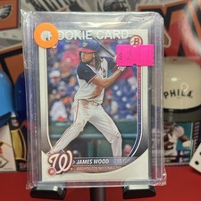 Topps 2024 James Wood Rookie Washington Nationals #29 MLB Baseball Trading Card