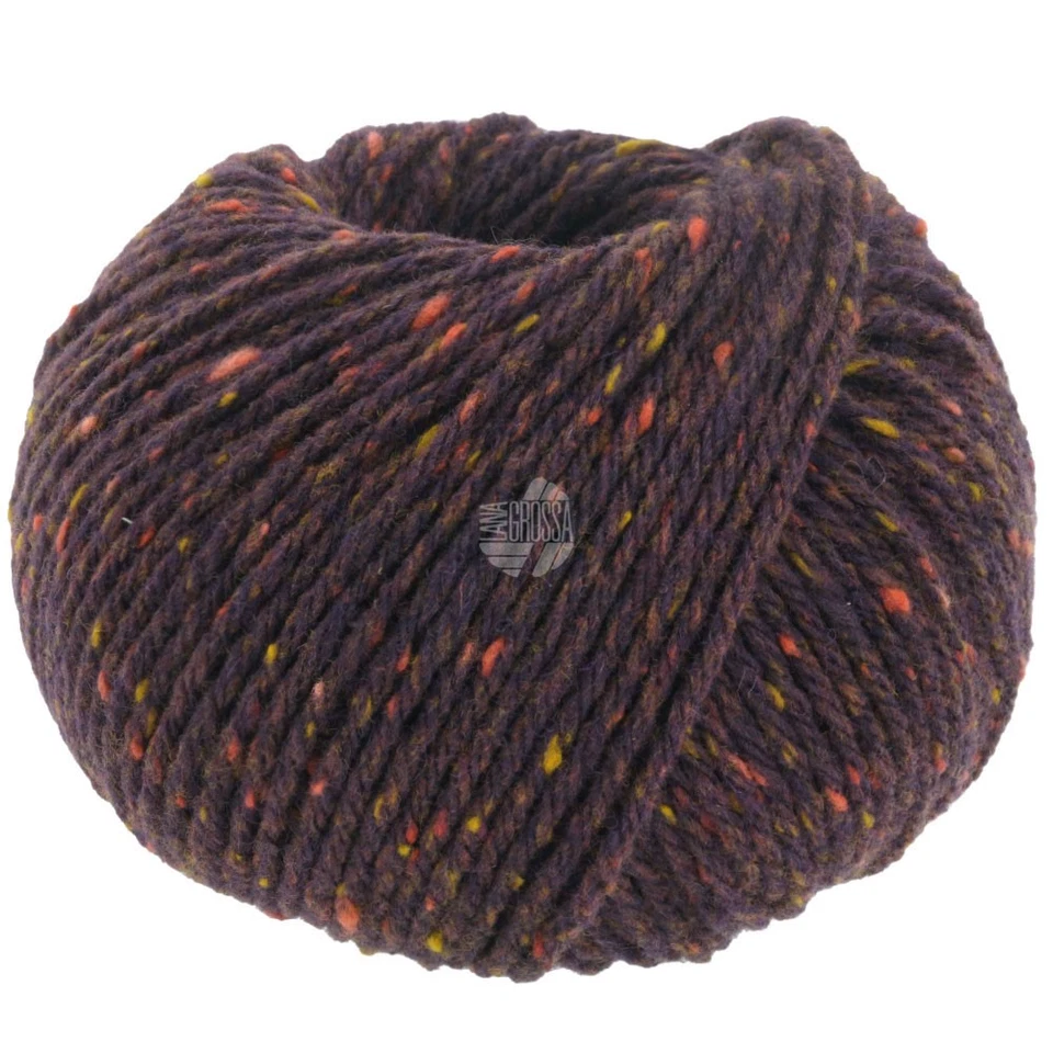 Wolle Kreativ! Lana Grossa - Country Tweed - Fb. 10 mokka meliert 50 g
