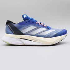 Adidas Adizero Boston 12 Mens Size 9 US Blue White Lightstrike Pro Running Shoes