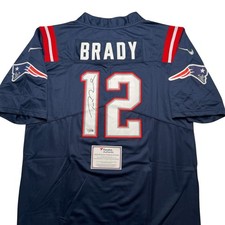 Tom Brady Signed Jersey Autographed Patriots #12 Fanatics COA