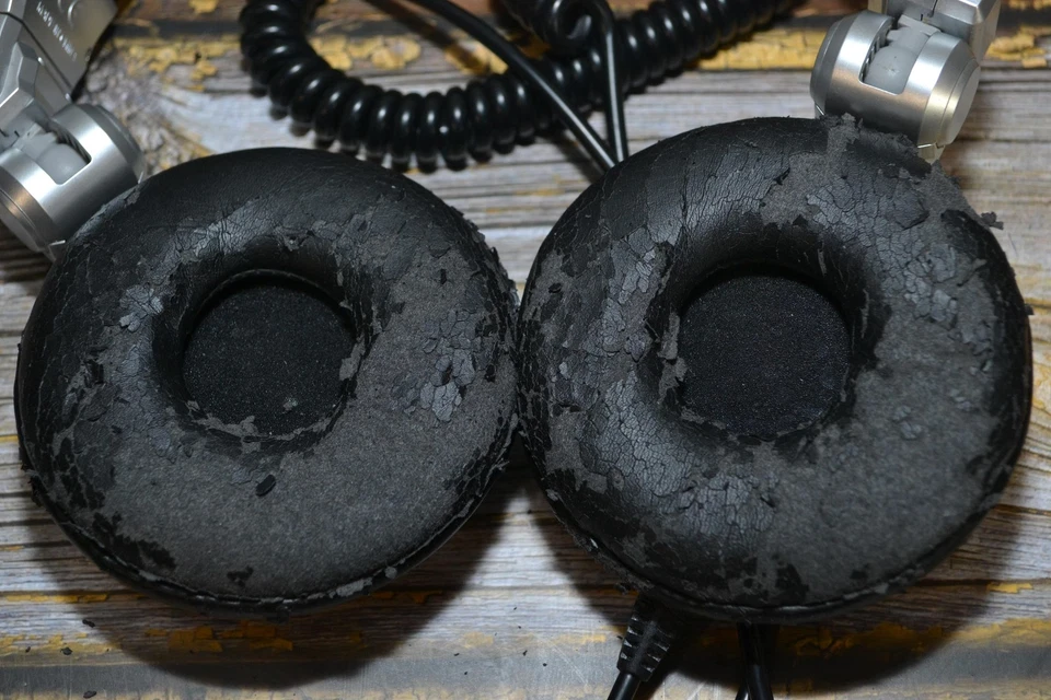 Pioneer HDJ-1000 Stereo DJ Headphones Silver Black Over Ear Pro Audio - TESTED! - Image 4 of 4