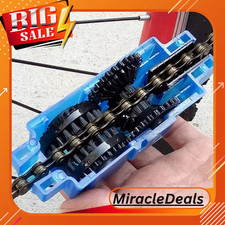 Portable Bicycle Chain Cleaner: Bike Brush Scrubber Wash Tool Kit