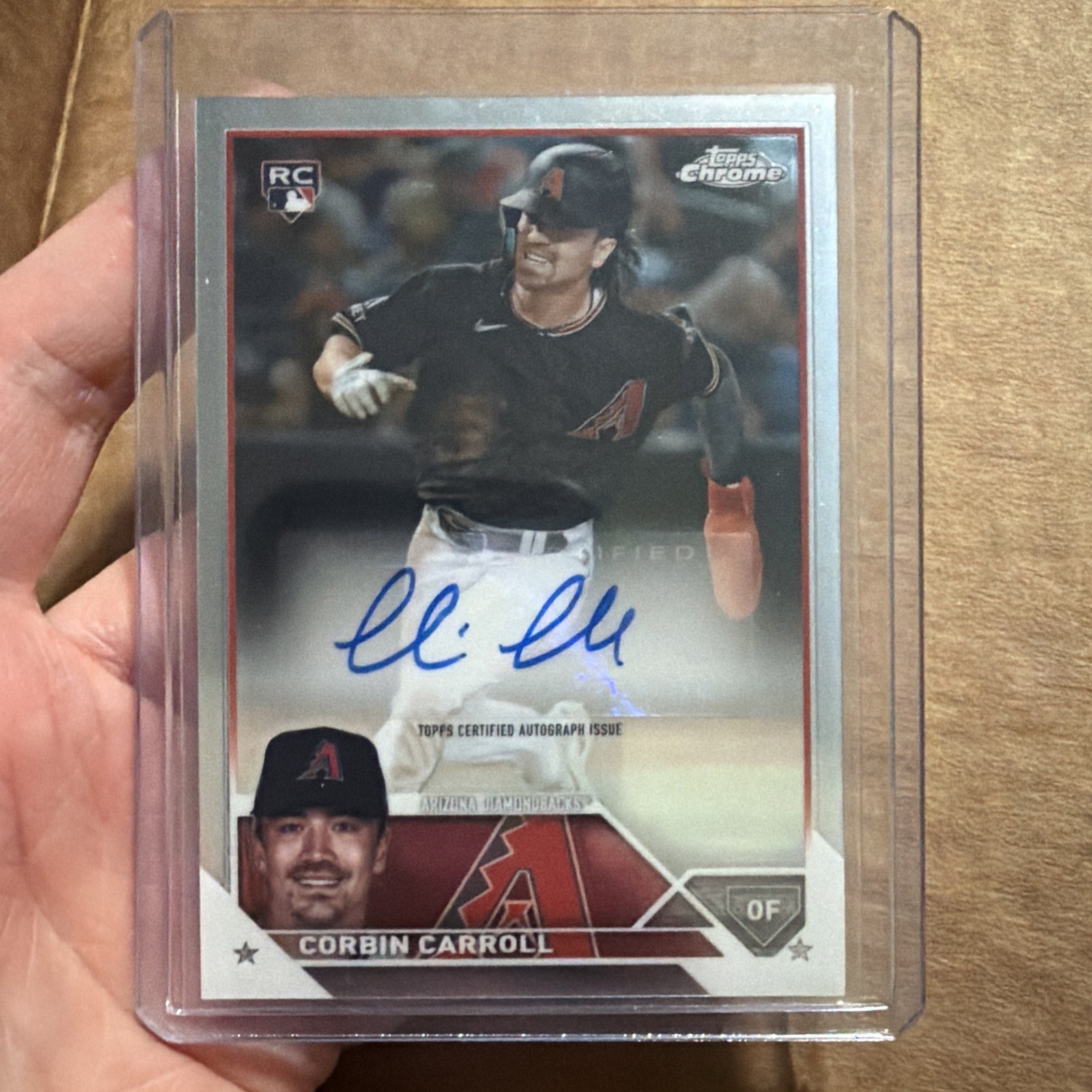 2023 Topps Chrome Update Series - Autographs Corbin Carroll #AC-CCA