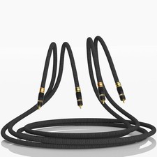 Monosaudio 17AWG Audiophile RCA Cable Balanced Audio OFC Copper 2M