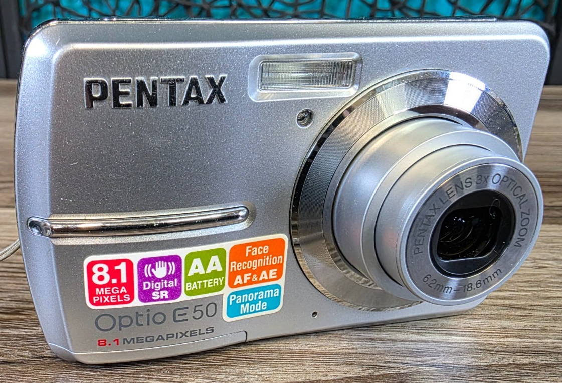 PENTAX Optio E50 8.1メガピクセル コンパクトデジタルカメラ 【公式