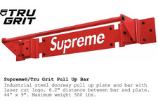 Supreme Tru Grit Wall Mounted Pull Up Bar Red...