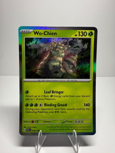 Wo-Chien 18/182 Reverse Holo | Paradox Rift | Pokemon Card