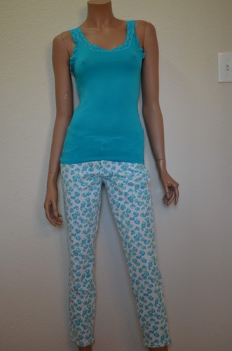 Ann Taylor - Woman's Lace Trim Stretch Cotton Cami Tank Top $28 (T6) - Picture 13 of 18