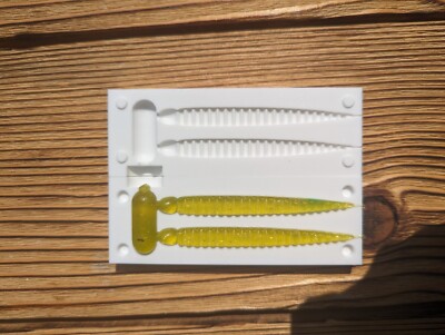Keitech Custom Leech Fishing Mold DIY Mould Lure Bait Soft 3.5inch 90mm 3.52