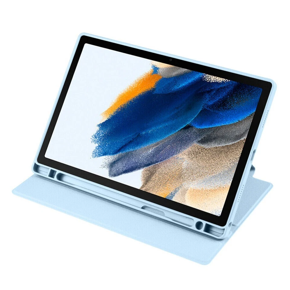 For Samsung Galaxy Tab A8 S6 S7 FE S8 S9 Plus Rotating Case Smart Leather Cover - Image 4 of 4