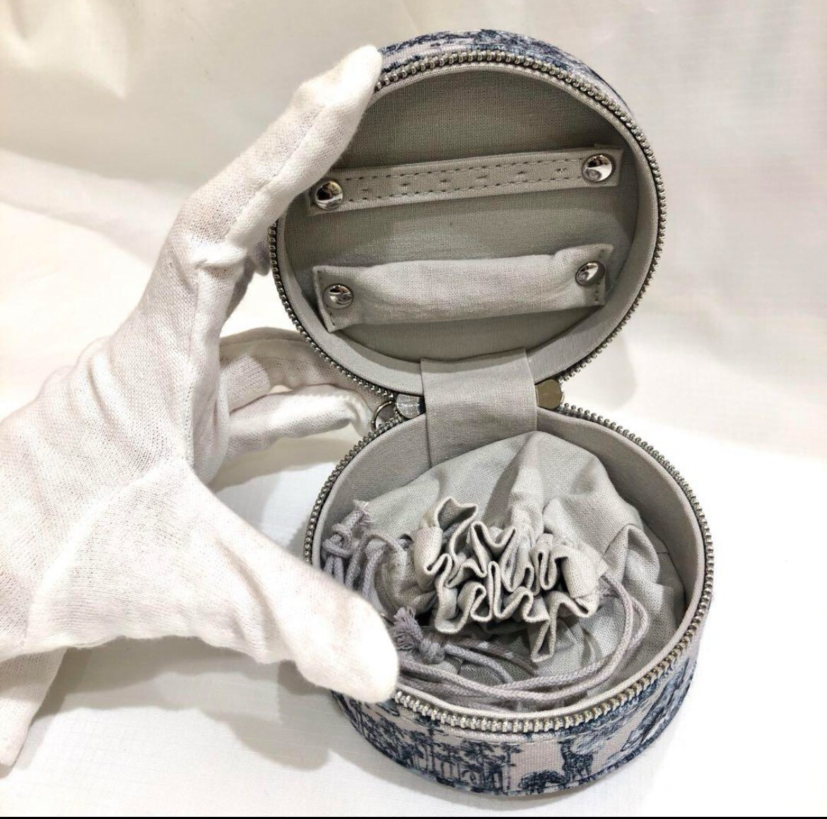 Christian Dior Jewelry case & mini perfume gift novelty with