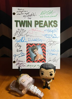 #ad Twin Peaks Pilot Script Cast Signed Autograph Reprints Dale Cooper $24.99