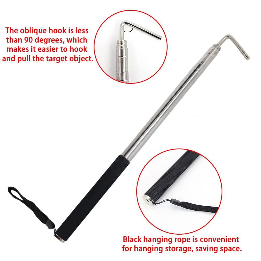 	scottchen PRO RV Awning Rod Opener Easy Reach Telescopic Puller 13-3/4 to 44	