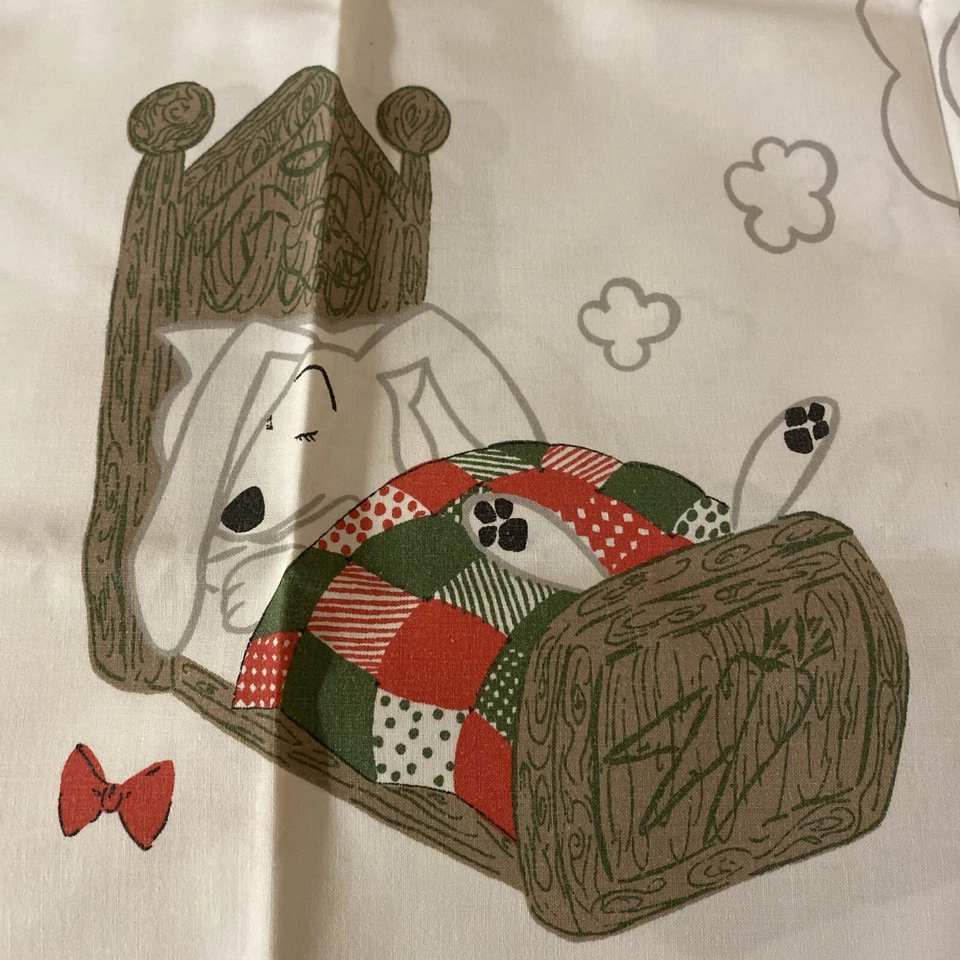 Vintage Trix Cereal Rabbit Graphic Pillow Cases Springmaid Muslim - Image 4 of 4