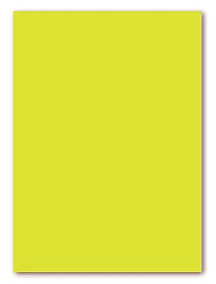 100 Blatt farbiges Briefpapier Lysco Color Paper DIN A6 Papier ECHT NEON Gelb