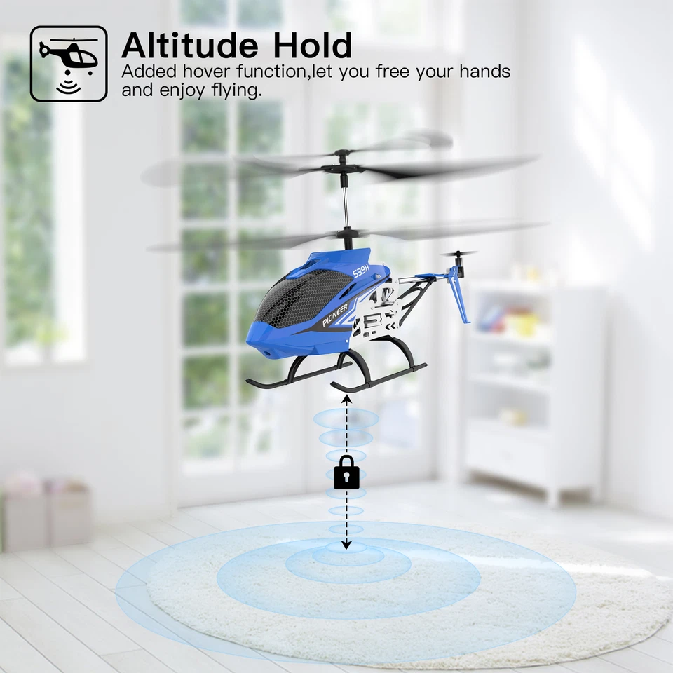 2.4Ghz S39H Mini RC Helicopter SymaRemote Control Helicopter Toys Gifts for Kids - Image 3 of 4