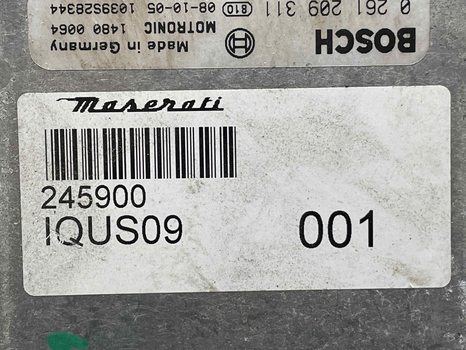 2009 Maserati Quattroporte S 4.7L Engine Computer Control Module Unit Ecu 245900