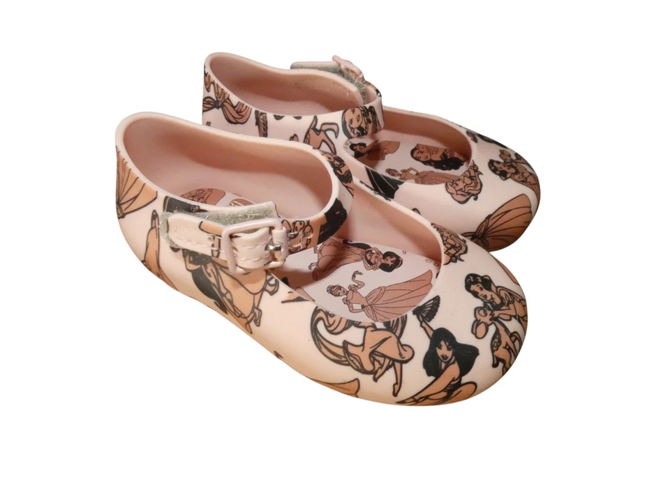 Mini Zapatos Melissa Bebé Niñas Mary Jane Princesas Disney Fruta Perfumada 6 Nuevos en Caja Foto 2 de 4