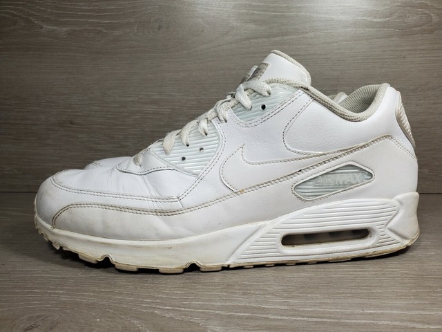 nike air max 90 leather white mens
