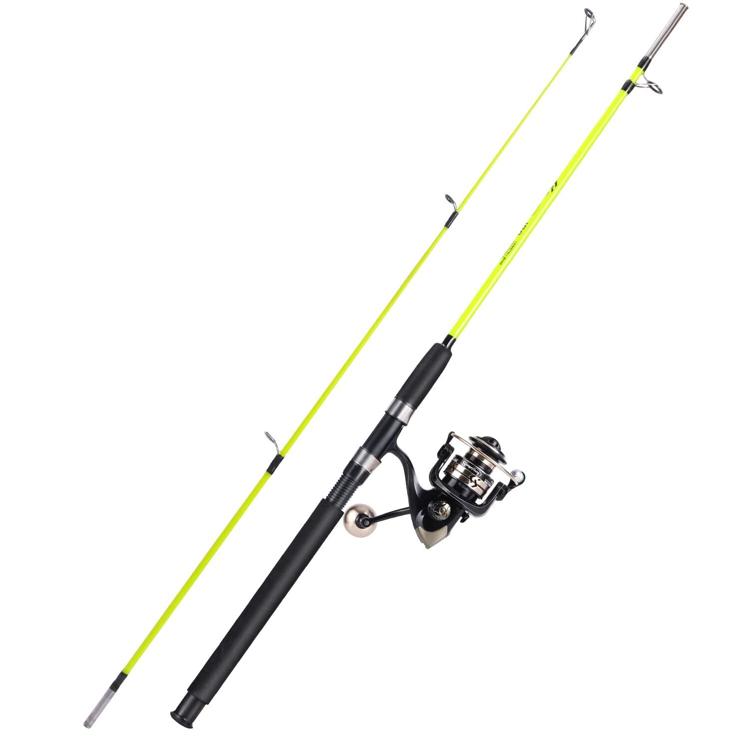 Sougayilang Catfish Fishing Rod and Reel Combo, 2-Piece Spin