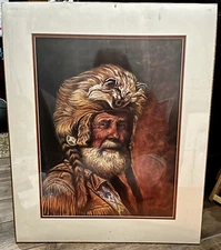 Signed Gary Bennett Limited Edition Native American Medicine Man Art Print