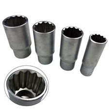 ASTA 1/2" 12-Kant Steckschlüssel lang 8-36mm Vielzahn Bit Einsatz Stecknuss Nuss