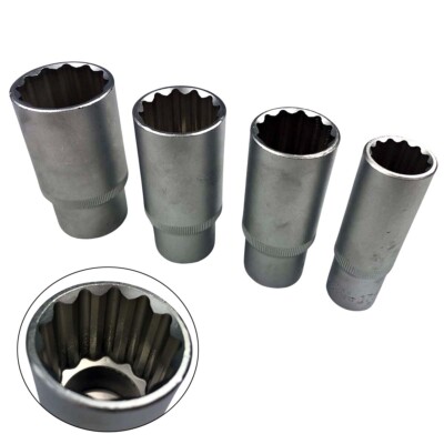 ASTA 1/2'' 12-Kant Steckschlüssel lang 8-36mm Vielzahn Bit Einsatz Stecknuss Nuss