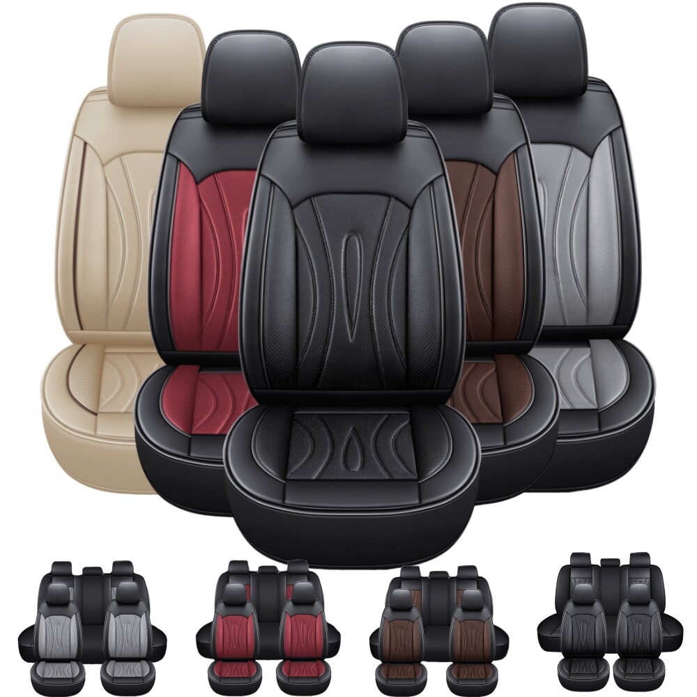 For Subaru Forester Legacy Outback Car Seat Cover Leather Front Rear
