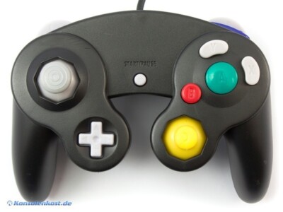 GameCube - Controller / Pad #schwarz [Dritthersteller] BUNDLEARTIKEL NEUWERTIG