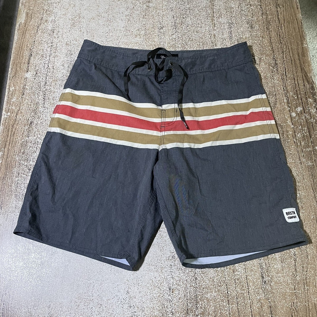 Brixton Mfg Surf Skate Board Shorts Mens Size 32 #56735