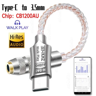    Für Handy & Tablet: USB C DAC Verstärker | 3.5mm Kopfhörer Adapter HiFi NEU