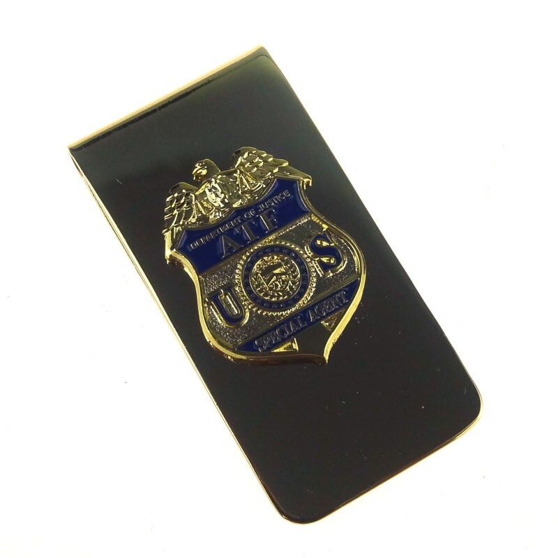 Novelty Collectable US ATF Mini Badge Money Clip eBay
