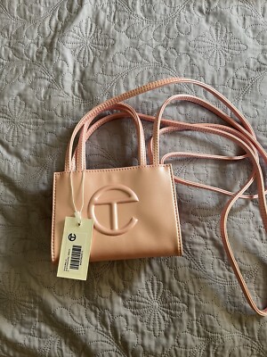 Ballerina Pink Telfar Small Shopping Bag