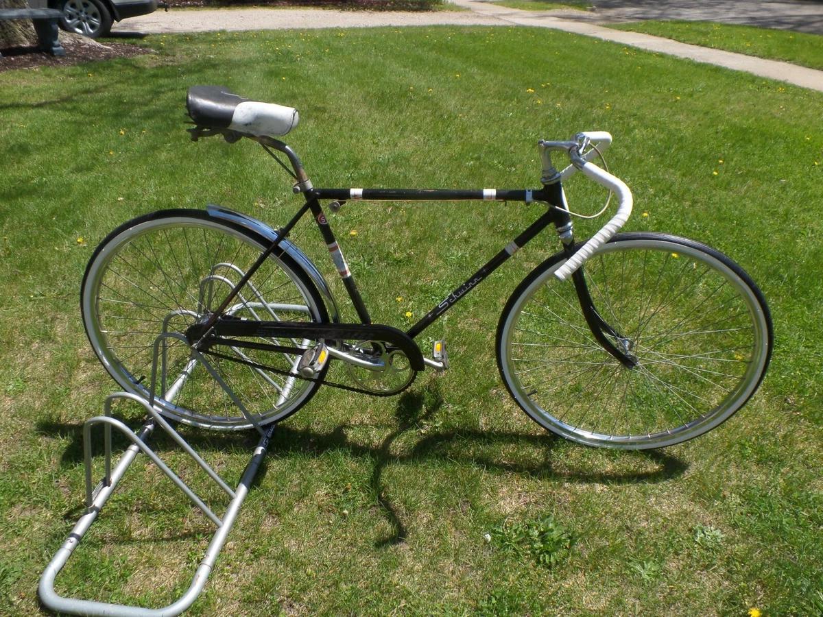 1967 KC Schwinn Men s Racer Custom Rat Bike Black eBay