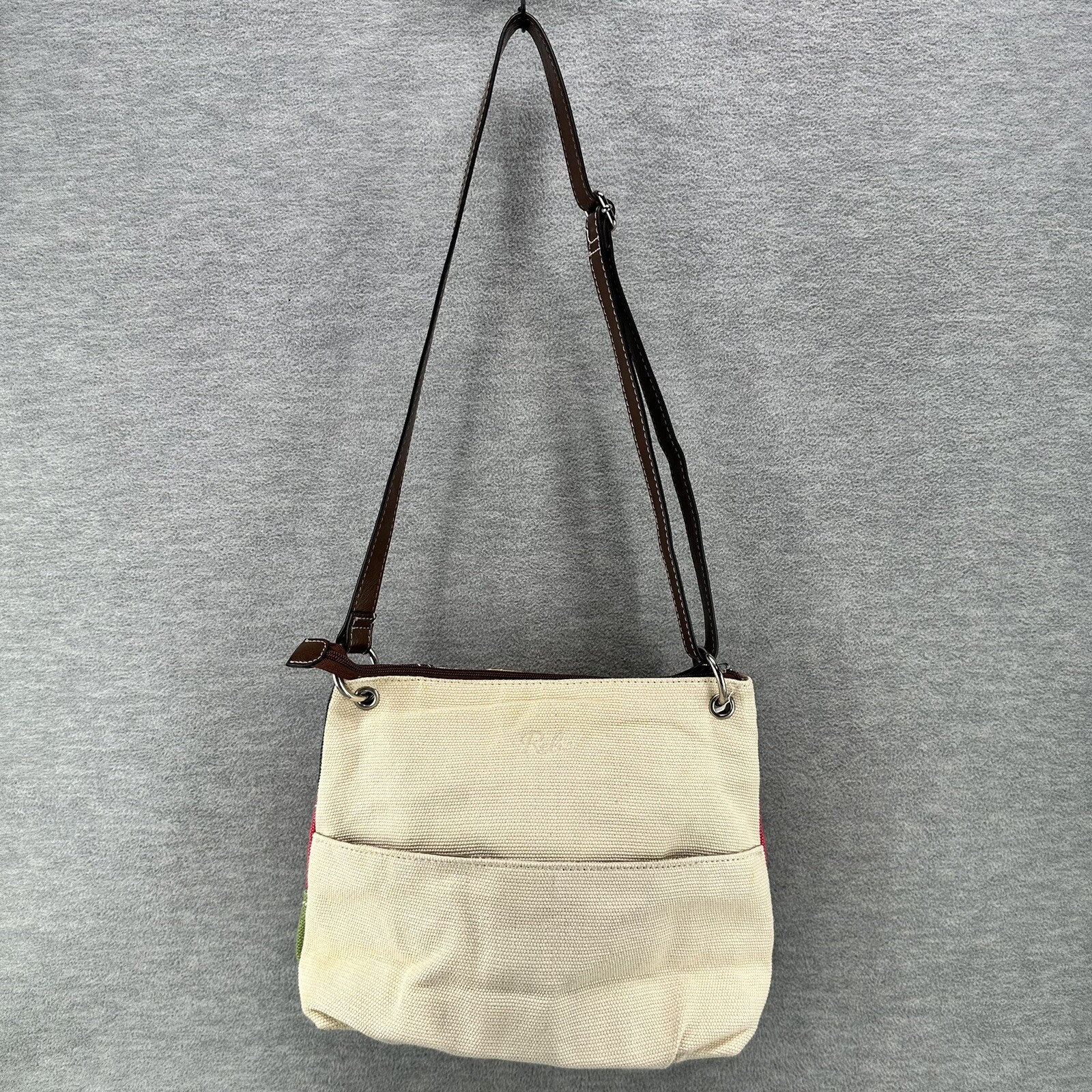 Relic Patchwork canvas multicolor Shoulder Purse - image 4