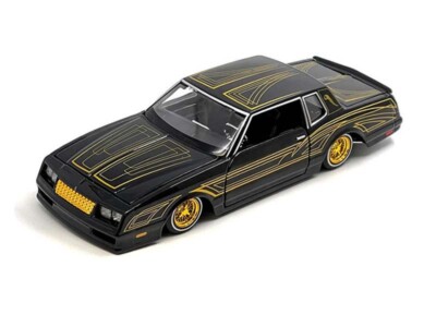 1986 Chevrolet Monte Carlo Lowrider – Black 1:24 Scale Model