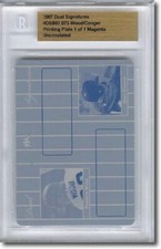 Brandon Wood * Hank Conger * Rookie Printing Press Plate BGS 1/1
