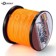 Dorisea Spider 100M-2000M Orange Power PE Dynema Braided Fishing Line 6LB-500LB