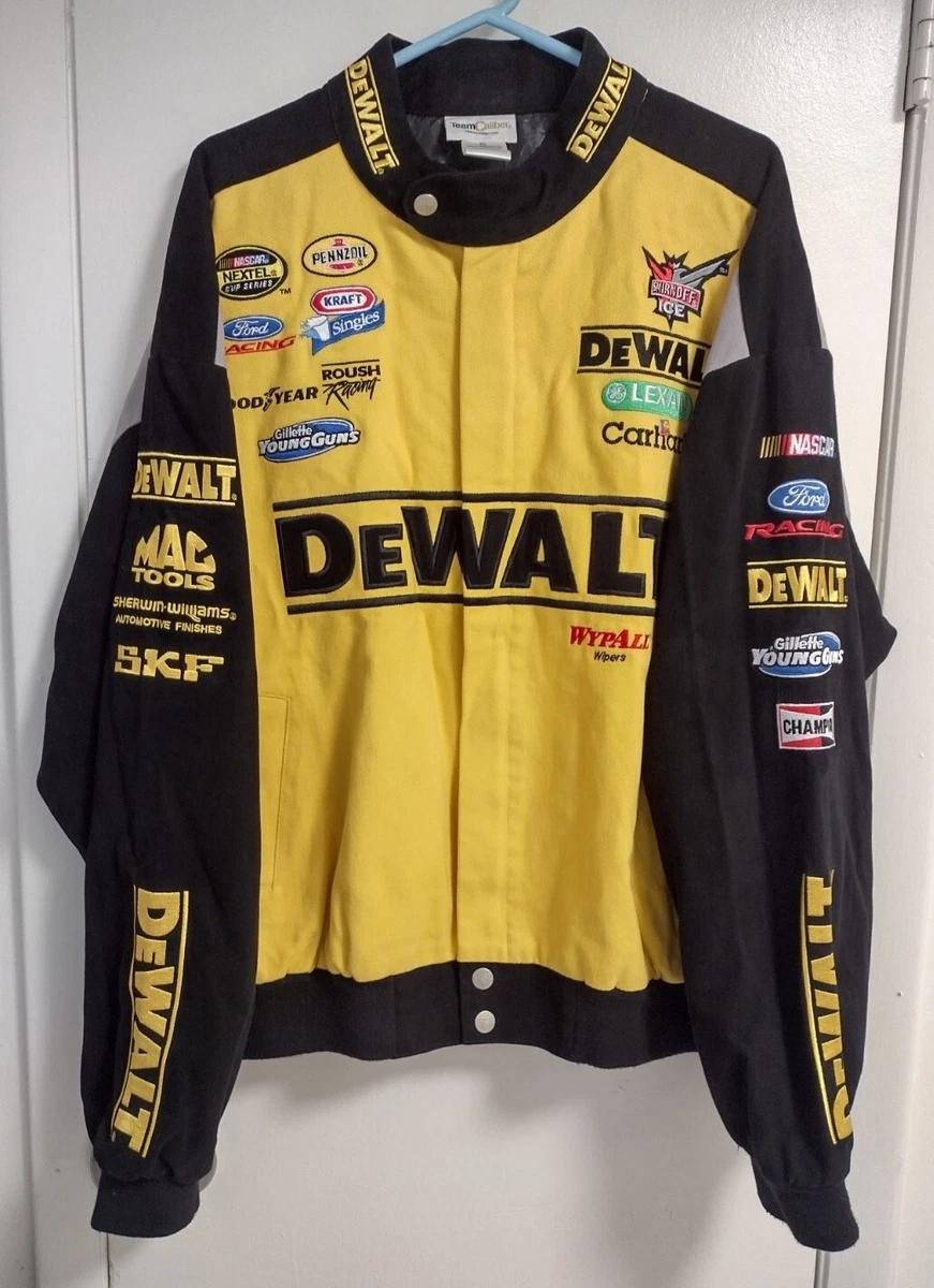 Dewalt Racing Matt Kenseth Jacket Team Caliber Carhartt Yellow