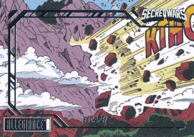 CH-26 ESCAPE Upper Deck Marvel Allegiance Secret Wars CANVAS 