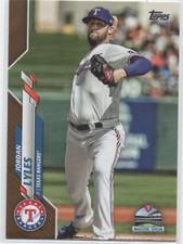 2020 Topps Update Baseball GOLD #U-212 Jordan Lyles TEXAS RANGERS 174/2020 24