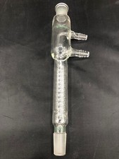 CHEMGLASS Glass 14/20 Joints 100mm Jacket Style A Reflux Condenser CG-1213-14