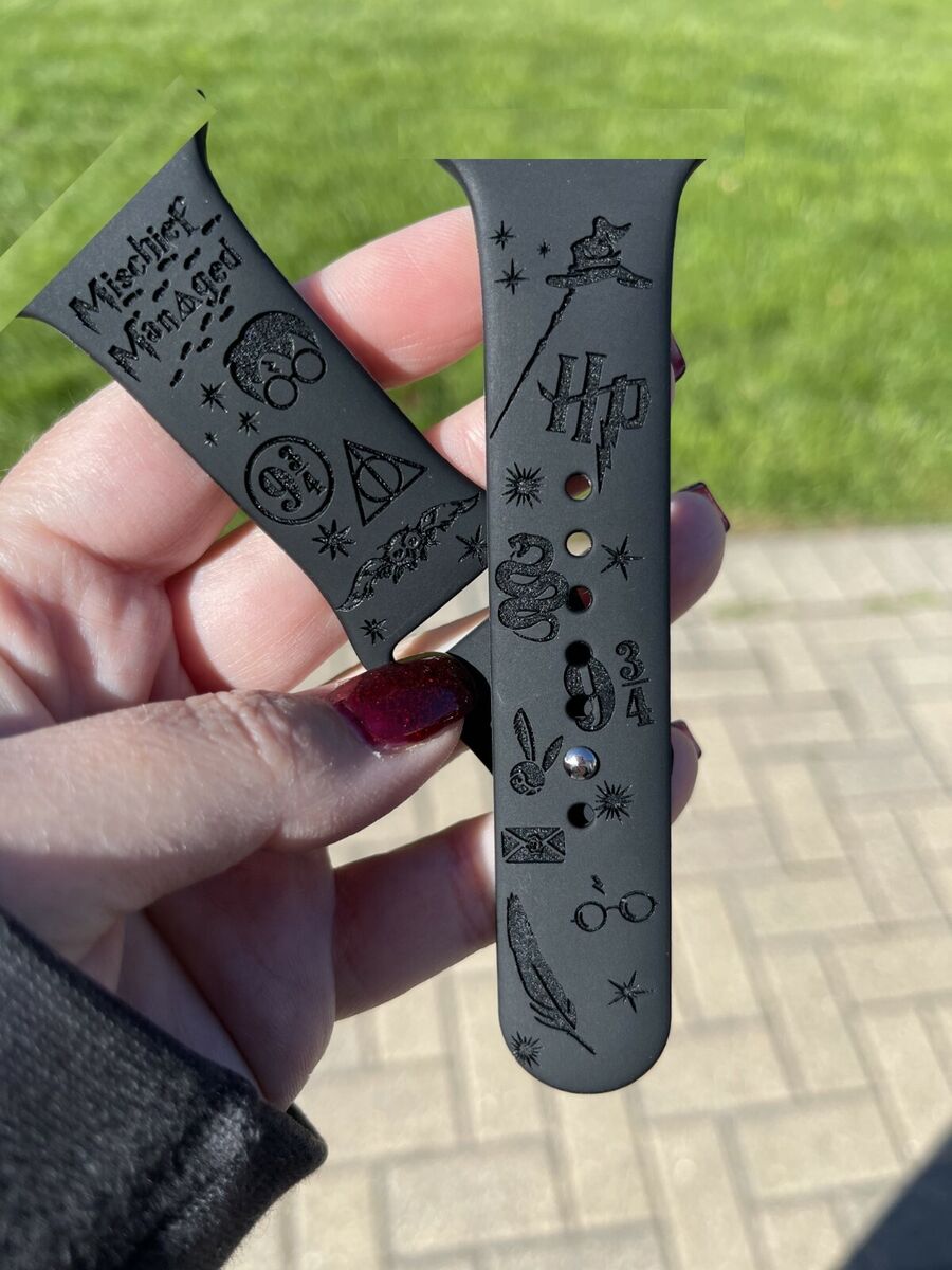 Skite Laser Engraved Silicone Comp w/ Apple Watch Band Skite Laser Engraved Silicone Comp w/ Apple Watch Band