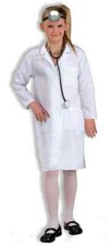 Doctor Lab Coat Surgeon Nurse Mad Scientist Halloween Child Costume Accessory