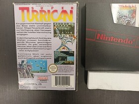 Super Turrican Nintendo Nes version FRG complet en boite