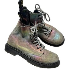 Doc Martens 1460 pascal iridescent rainbow boots women 5 EU 36 youth