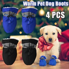 4Pcs Small Dog Pet Shoes - Breathable Anti-Slip Puppy Boots Paw Protectors